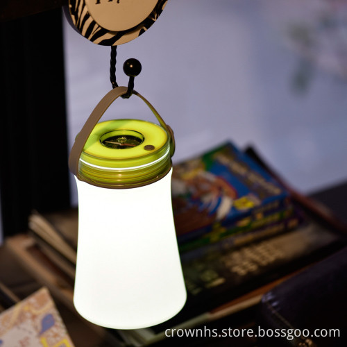 Portable Smart silicone led children's dim night light base